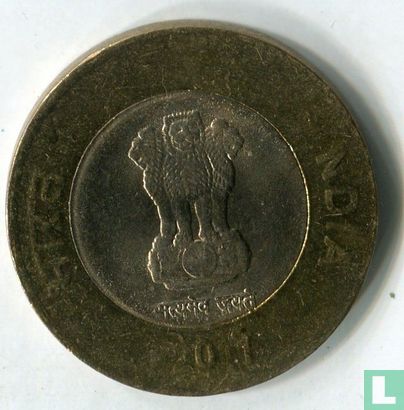 India 10 rupees 2011 (Calcutta) - Afbeelding 1