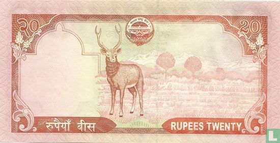 Nepal 20 Rupees  - Afbeelding 2