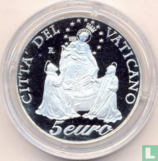 Vaticaan 5 euro 2003 (PROOF) "Year of the Rosary" - Afbeelding 2