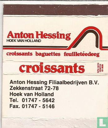 Anton Hessing - croissants baquettes feuilledeeg