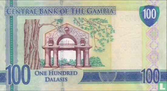 Gambia 100 Dalasis 2015 - Bild 2