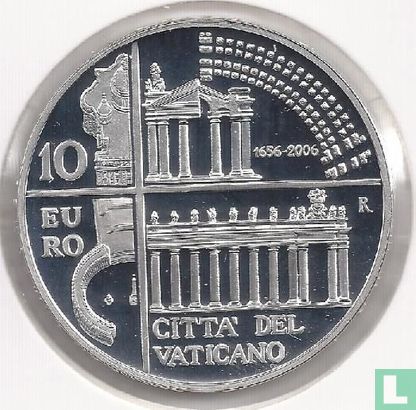 Vatican 10 euro 2006 (PROOF) "350th anniversary of the columns of St. Peter's Square of Rome by Le Bernin 1656 - 2006" - Image 1