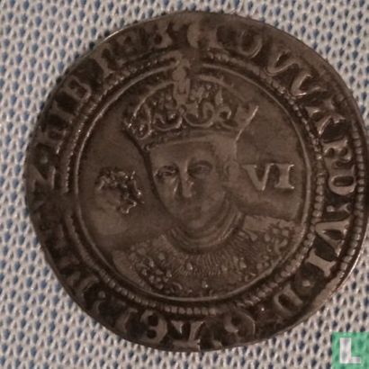 Engeland 6 pence 1547 - 1553 - Afbeelding 1