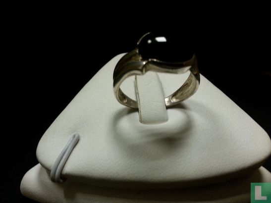 Zilveren Ring, Met Onyx - Image 2