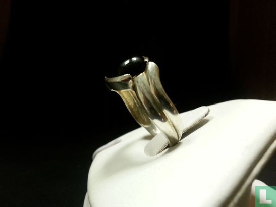 Zilveren Ring, Met Onyx - Image 3