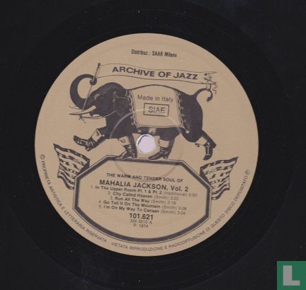 The Warm And Tender Soul Of Mahalia Jackson - Vol. 2 - Bild 3