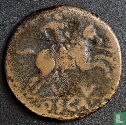Romeinse Rijk, AE As, 14-37 AD, Tiberius, Bolscan, Hispania - Afbeelding 2