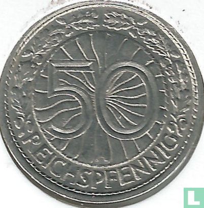 Duitse Rijk 50 reichspfennig 1930 (A) - Afbeelding 2