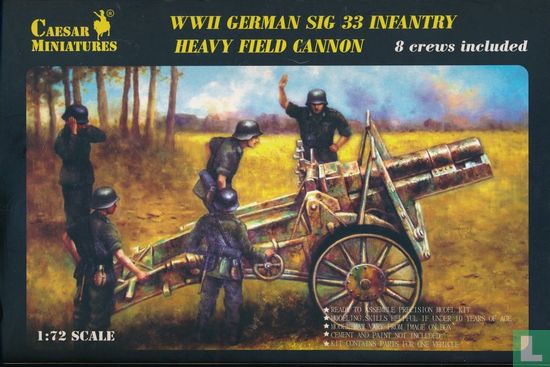 WWII German SIG 33 Infantry Heavy Field Cannon