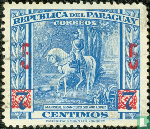 Francisco S. Lopez, with overprint