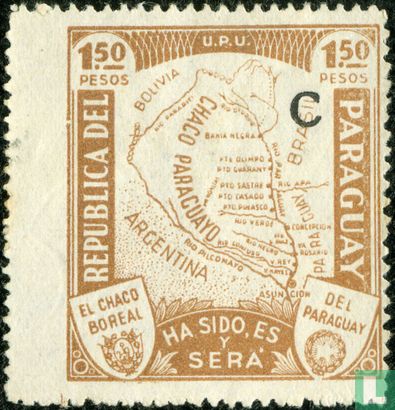 Gran Chaco, with overprint C