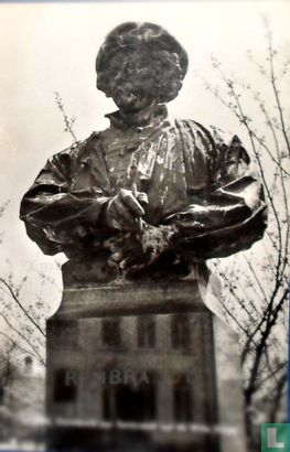 Leiden, Standbeeld van Rembrand aan de Witte Singel - Afbeelding 1
