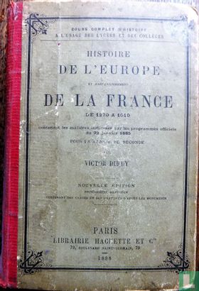 Histoire de l'Europe et particuliement de la France - Bild 1