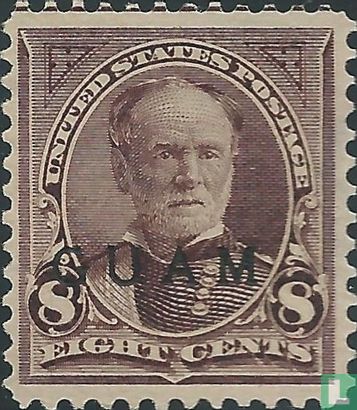 USA Briefmarken mit Aufdruck  
