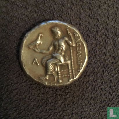 Uni de Macédoine, Alexandre le Grand 336-323 BC., AR Stater titre posthume battu à Babylone c. 317-311 BC - Image 2