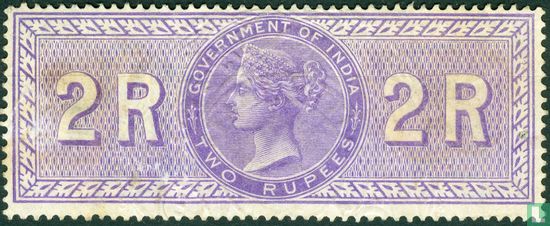 Fiscale Zegel Koningin Victoria (2R)