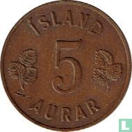 Islande 5 aurar 1959 - Image 2