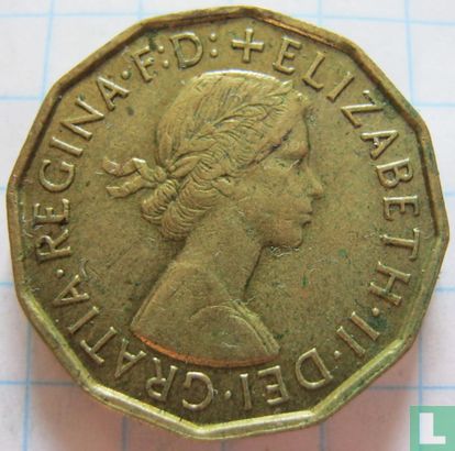 Verenigd Koninkrijk 3 pence 1958 - Afbeelding 2