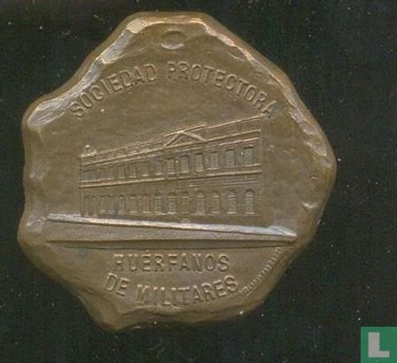 Argentina  Medical Tokens -  Society for the Protection of Military Orphans  1903 - Afbeelding 2