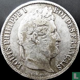 France 5 francs 1831 (Relief text - Laureate head - W) - Image 2