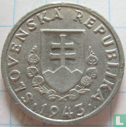 Slovakia 20 halierov 1943 - Image 1
