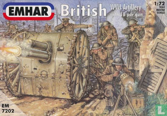 Artillerie britannique avec 18 PDR. Pistolet - Image 1