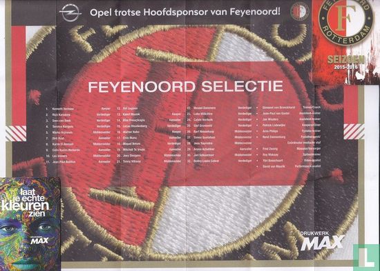 Feyenoord Rotterdam Seizoen 2015-2016 - Afbeelding 3