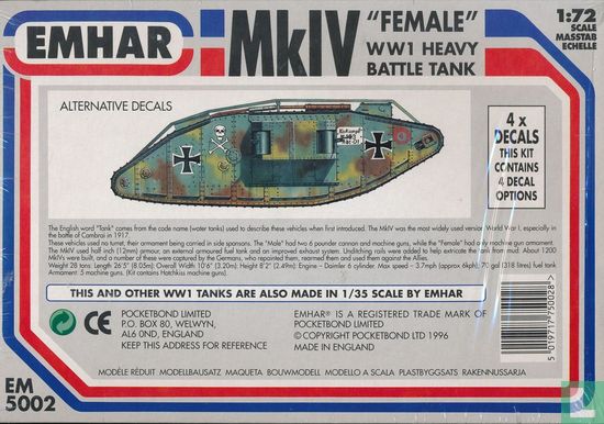 Mk IV "Femme" Tank - Image 2