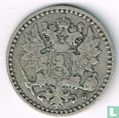 Finlande 25 penniä 1865 - Image 2