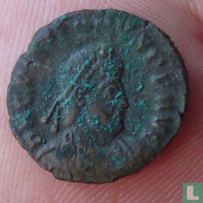 Romeinse Rijk ae22 Gloria Romanorum 378-383 - Afbeelding 2