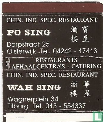 Chin. Ind. Spec. Restaurant Po Sing