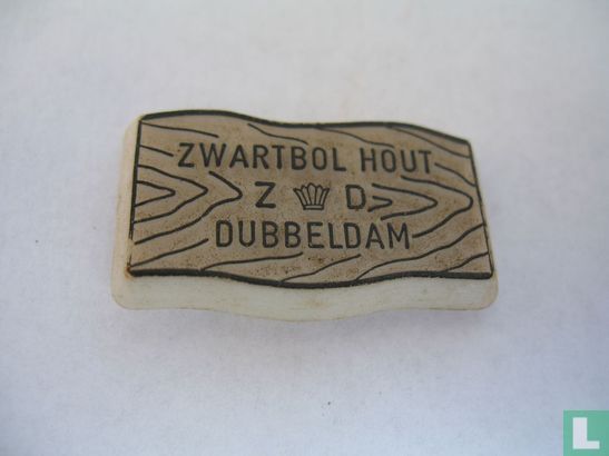 Zwartbol Hout Dubbeldam [blue on white]