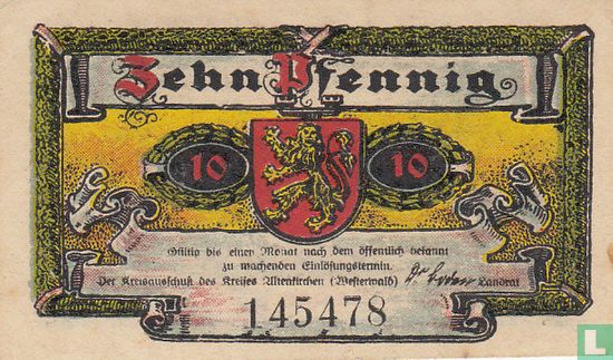 Altenkirchen, Kreis - 10 Pfennig 1921 - Image 1