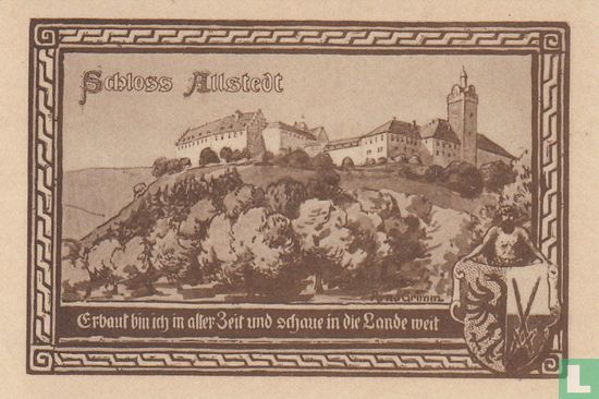 Allstedt, Stadt - 50 Pfennig (3) 1921 - Afbeelding 2