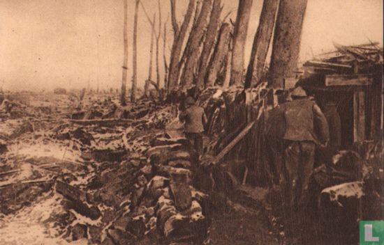 Secteur de Boesinghe. 1re ligne. Cours de l'Yperlée en 1917  - Afbeelding 1