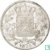 France 5 francs 1825 (W) - Image 1