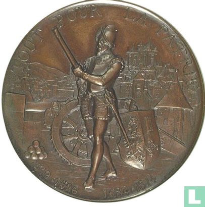 Switzerland  Medal Shooting Fest Geneva Musketeer   1887 - Image 2