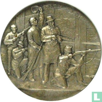 Switzerland  Silver Shooting Medal - Tir Federal, Neuchatel  1898 - Image 2