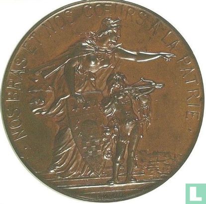 Switzerland  Shooting Medal - Tir Cantonal Neuchatelois  1886 - Image 2
