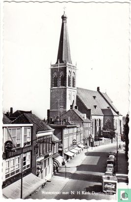 Waterstraat met N.H. Kerk, Doetinchem - Afbeelding 1