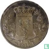 Frankrijk 5 francs 1817 (B) - Afbeelding 1