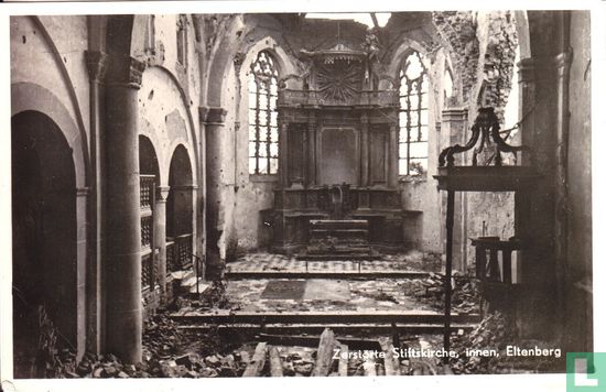 Zerstörte Stiftskirche, innen, Eltenberg