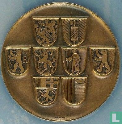 Switzerland  Shooting Medal St Gallen 10-Year Commemorative  1958 - Afbeelding 2