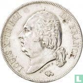 France 5 francs 1822 (W) - Image 2