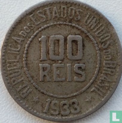 Brazil 100 réis 1933 - Image 1