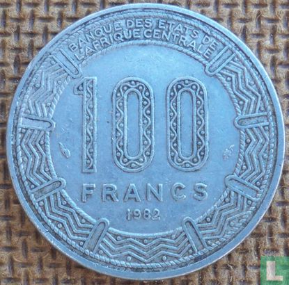 République centrafricaine 100 francs 1982 - Image 1