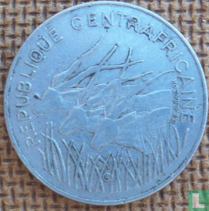 Central African Republic 100 francs 1982 - Image 2