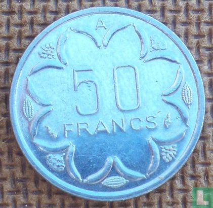Central African States 50 francs 1990 (A) - Image 2