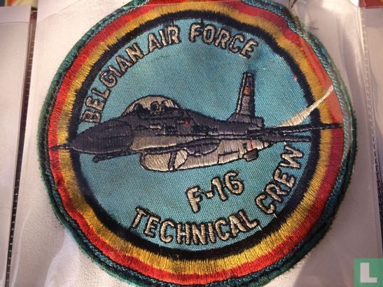 Belgian Air Force F-16 Techn. crew