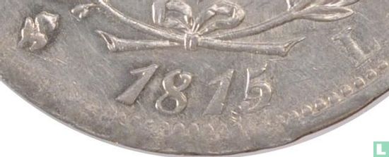 France 5 francs 1815 (LOUIS XVIII - L) - Image 3